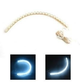 24-LED Strip Flexibele Grill Verlichting - WIT 24-LED Strip Flexibele Grill Verlichting - WIT